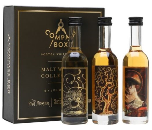 Image sur Compass Box Malt Collection 3x5 cl 45° 0.15L